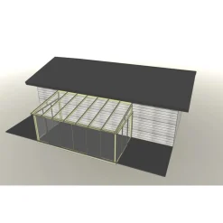 Online Maakunnan Lasi Lasiterassi 4x2,5 4000x2500 mm eri värejä