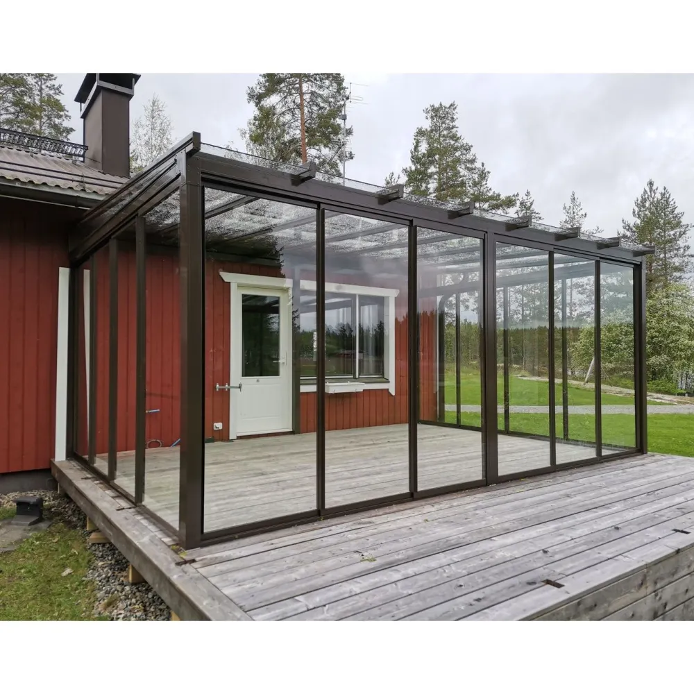 Online Maakunnan Lasi Lasiterassi 4x2,5 4000x2500 mm eri värejä