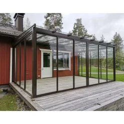 Clearance Maakunnan Lasi Lasiterassi 6x3 6000x3000 mm eri värejä