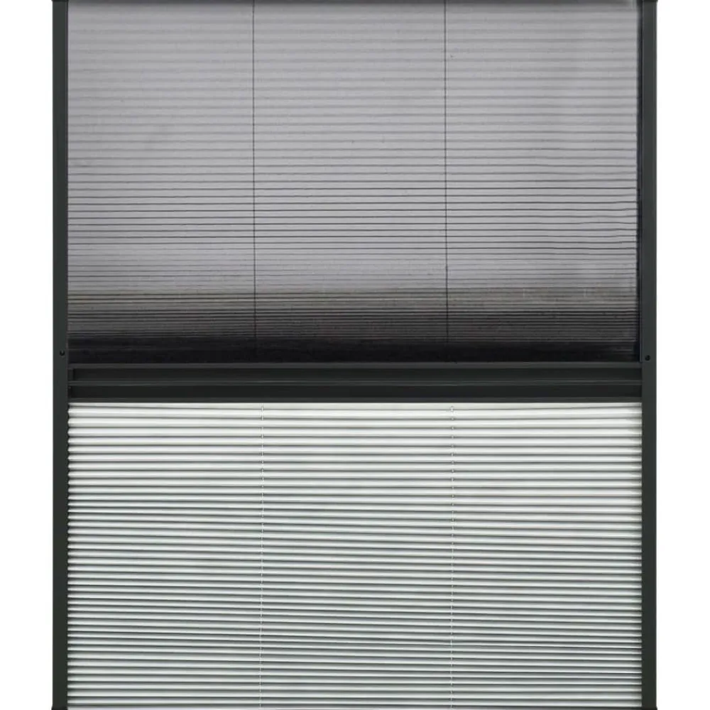 Sale FinePRICE Laskostettu hyönteisverkko ikkunaan alumiini 60x80 cm kaihdin