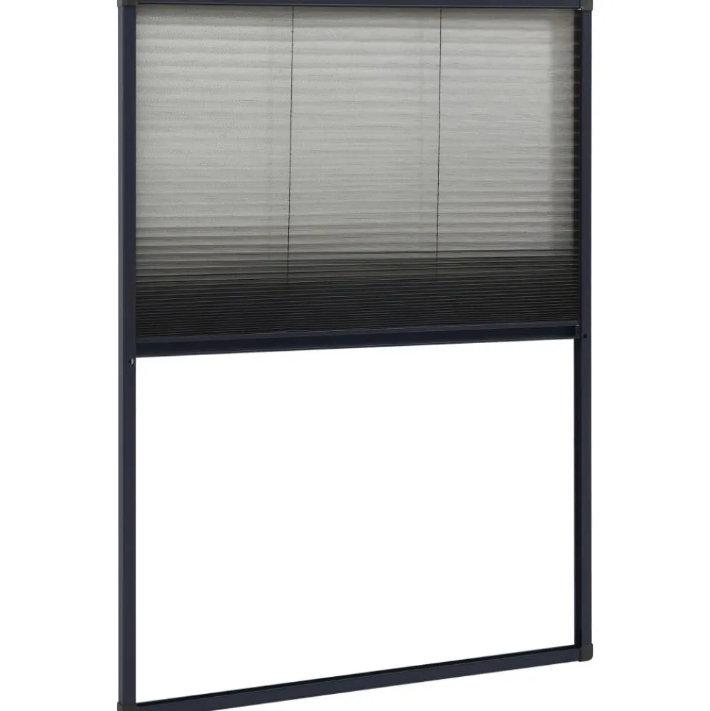 Online FinePRICE Laskostettu hyönteisverkko ikkunaan alumiini 80x160 cm