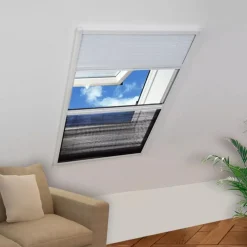 Online FinePRICE Laskostettu hyönteisverkko ikkunaan 60x80 cm alumiini