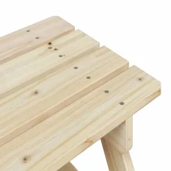 Sale FinePRICE Lasten piknikpöytä, 4 lapselle, aurinkovarjoreikä, täysi kuusi, eri värejä (38276)