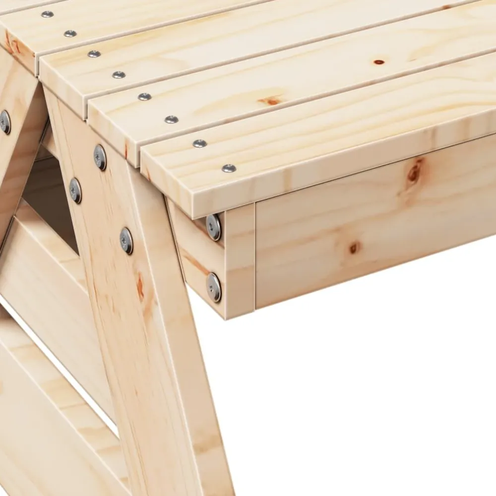 Outlet FinePRICE Lasten piknikpöytä 88x122x58 cm, eri materiaaleja ja värejä (33989)