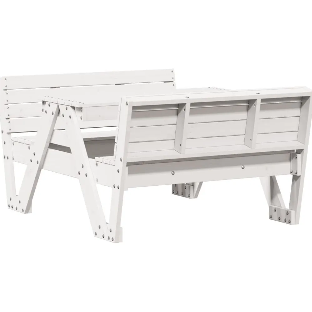 Outlet FinePRICE Lasten piknikpöytä 88x122x58 cm, eri materiaaleja ja värejä (33989)