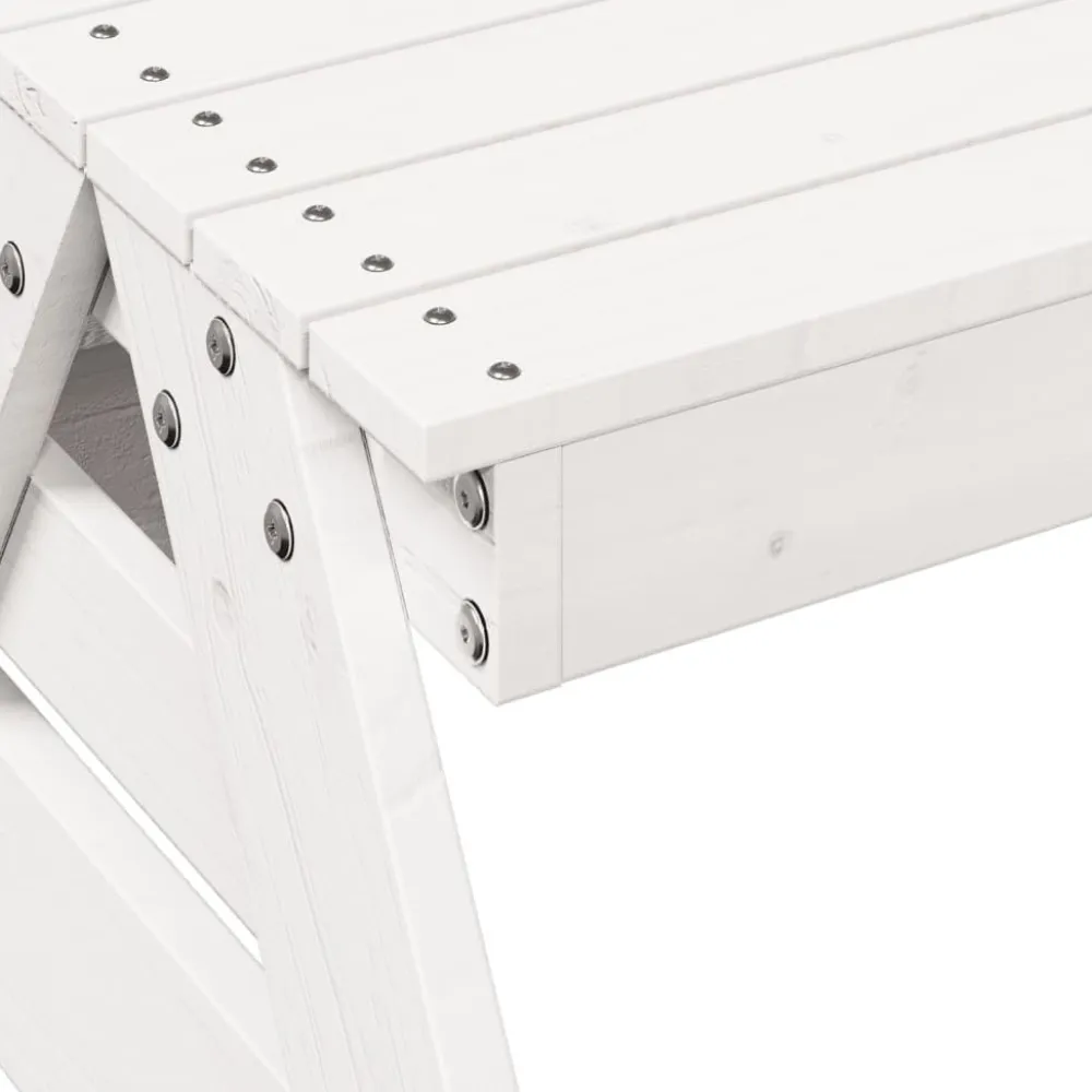 Outlet FinePRICE Lasten piknikpöytä 88x122x58 cm, eri materiaaleja ja värejä (33989)
