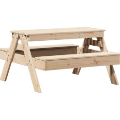 FinePRICE Lasten piknikpöytä 88x97x52 cm, eri värejä (33988)