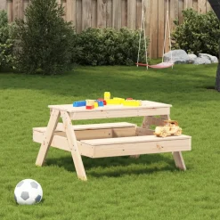 FinePRICE Lasten piknikpöytä 88x97x52 cm, eri värejä (33988)