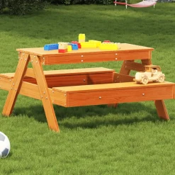 FinePRICE Lasten piknikpöytä 88x97x52 cm, eri värejä (33988)