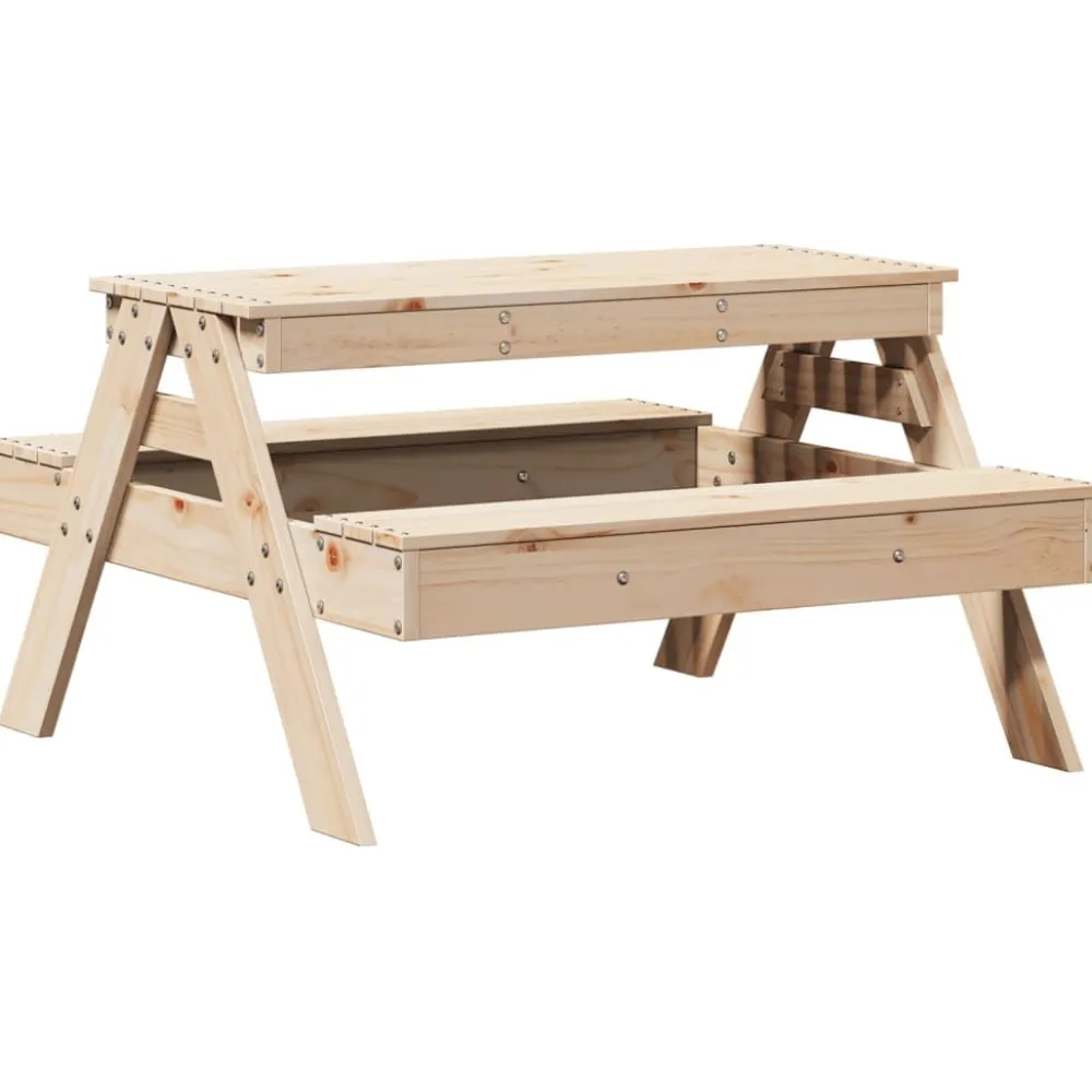 FinePRICE Lasten piknikpöytä 88x97x52 cm, eri värejä (33988)