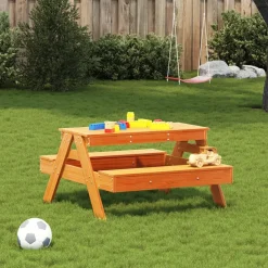 FinePRICE Lasten piknikpöytä 88x97x52 cm, eri värejä (33988)