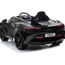 Best Nordic Play Lasten sähköauto McLaren 720S 12Vn kumipintarenkaat nahkaistuin musta