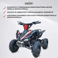 Clearance Swoop Lasten sähkömönkijä Adventurer, 1000W
