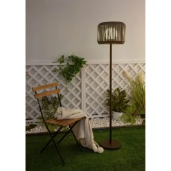 Discount Paulmann Lattiavalaisin aurinkokennolla Pauleen Solar Elegance, IP44, 3000K, musta/harmaa