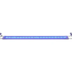 Online FinePRICE LED-akvaariovalo 120-130 cm alumiini IP67