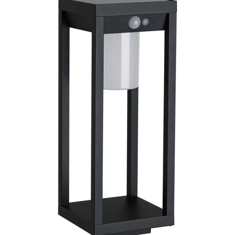 Sale Paulmann LED-aurinkokennovalaisin Marisol, IP44, 3000K, liiketunnistin, musta