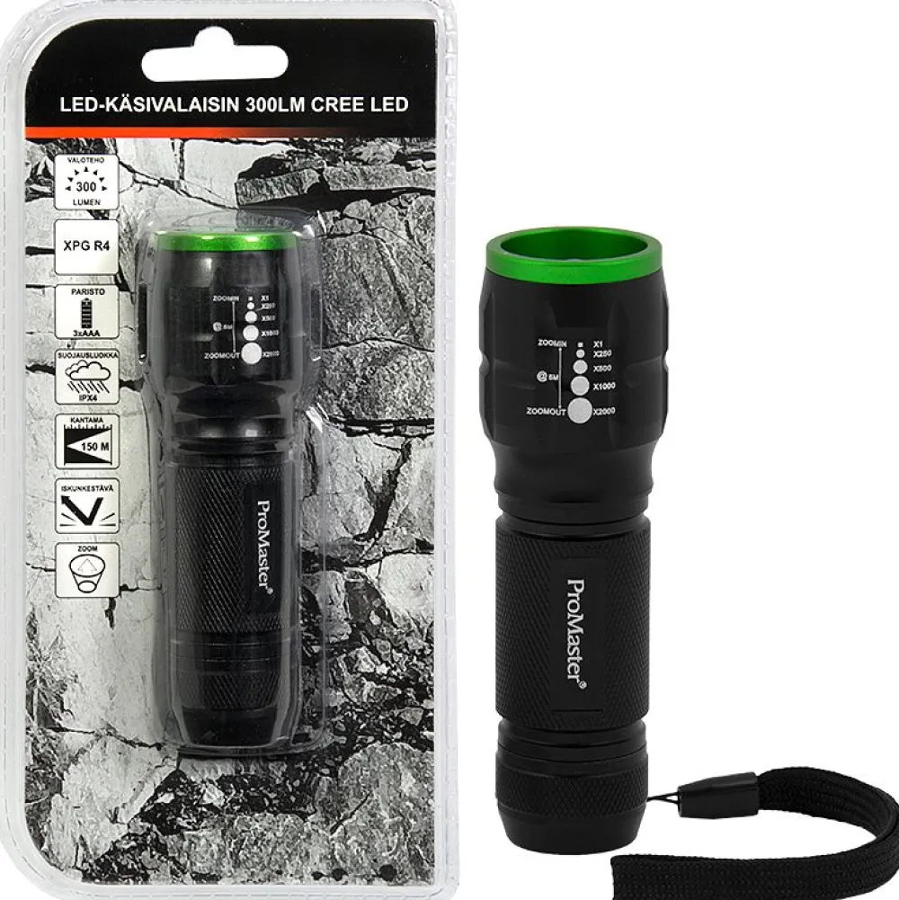 Sale ProMaster LED-käsivalaisin 300 lm XPG R4