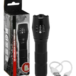 Best ProMaster LED-käsivalaisin Power Bank 300 lm ladattava