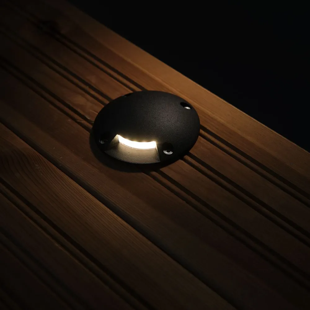 FTLight LED-laiturivalaisin Marina I 1,5W 24V 4000K IP67 musta alumiini