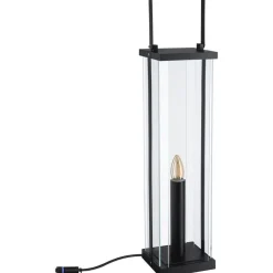 Paulmann LED-lyhty Plug & Shine Classic, 69.5cm, IP44, 1900K, antrasiitti