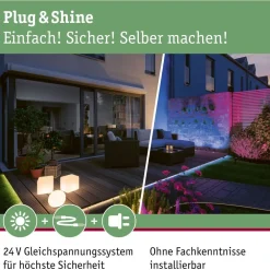 Outlet Paulmann LED-Maavalaisin aloitussetti Plug & Shine upotettava RGBW