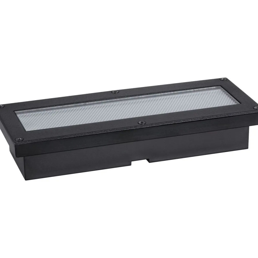 Hot Paulmann LED-maavalaisin aurinkokennolla Domenic, 8x20cm, IP67, 3000K, musta