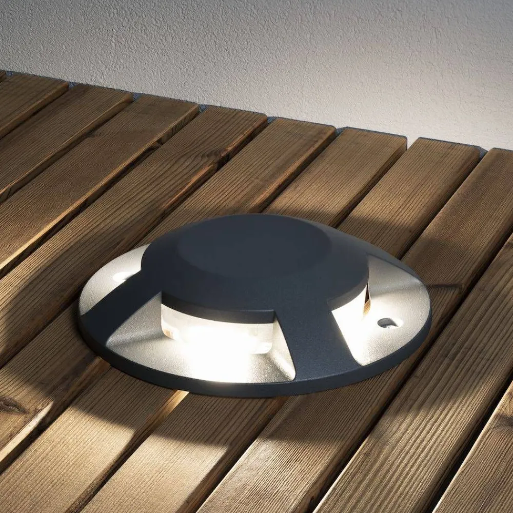 Clearance Konstsmide LED-maavalaisin 7878-370 Ø200 mm antrastiitti LED 12W
