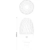 Best Globo LED-pöytävalaisin Leon Ø10x23,8cm 1,4W antrasiitti