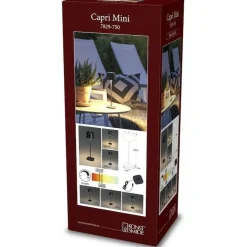 Konstsmide LED-pöytävalaisin Lounge Capri Mini, ladattava, eri värejä