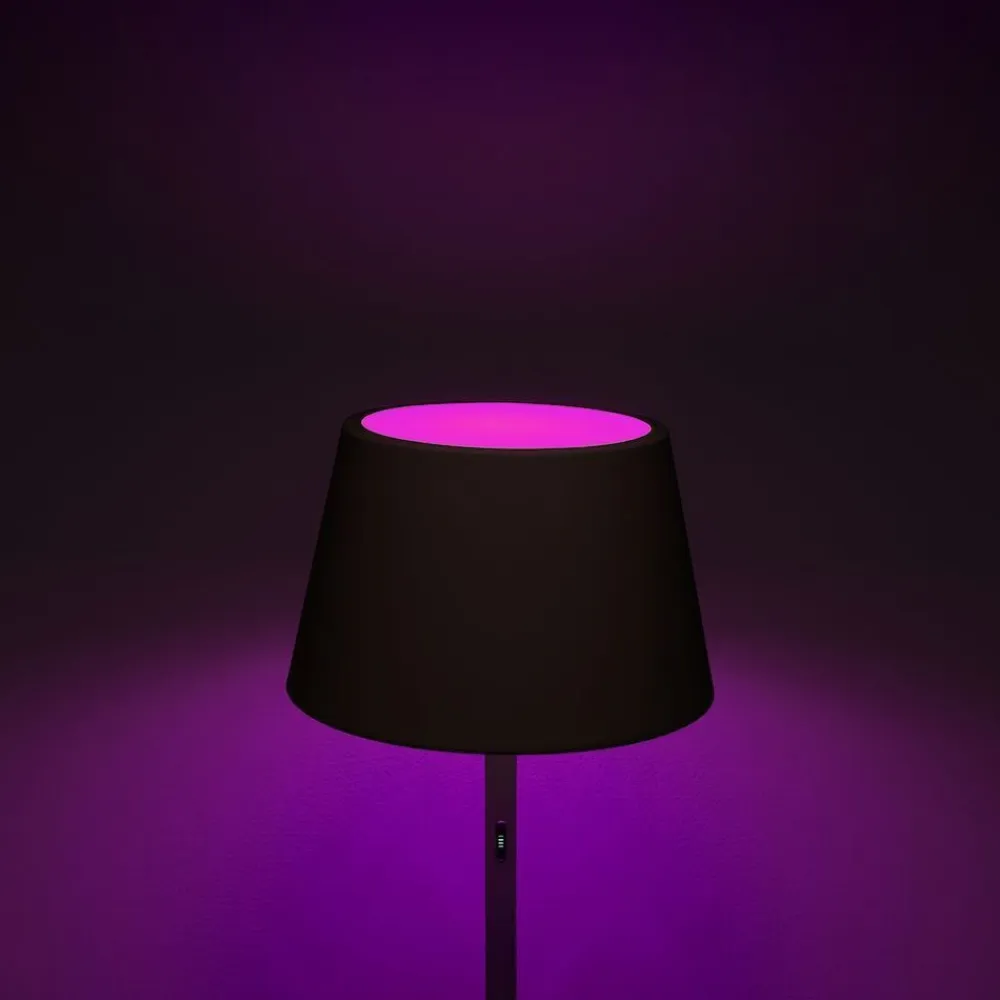 Best Konstsmide LED-terassivalaisin Lounge Pomezia 7824-750, ladattava, musta