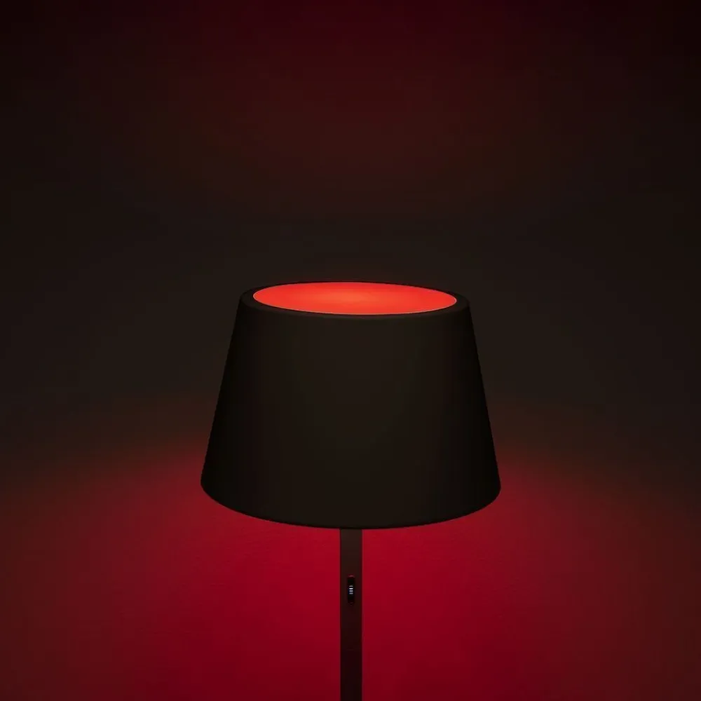 Best Konstsmide LED-terassivalaisin Lounge Pomezia 7824-750, ladattava, musta