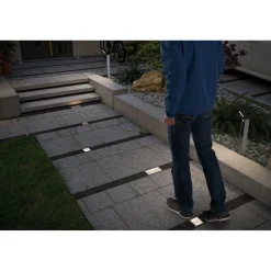 Online Paulmann LED-terassivalaisin liiketunnistimella Brick, IP67, 20x10cm, 3000K, alumiini