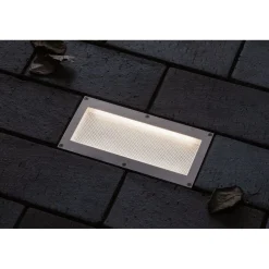 Online Paulmann LED-terassivalaisin liiketunnistimella Brick, IP67, 20x10cm, 3000K, alumiini