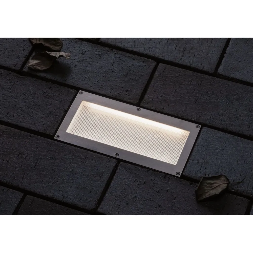 Online Paulmann LED-terassivalaisin liiketunnistimella Brick, IP67, 20x10cm, 3000K, alumiini