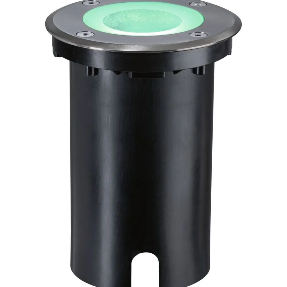 Outlet Paulmann LED-terassivalaisin Floor, Smart Home Zigbee 3.0, IP67, 11cm, RGBW+, harjattu rauta