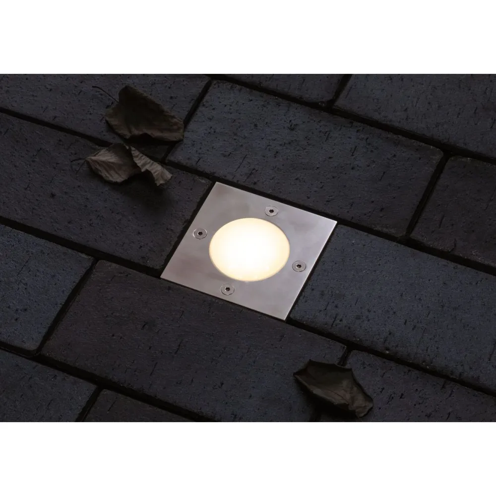 Sale Paulmann LED-terassivalaisin Plug & Shine Floor, IP65, 3000K, 3.6W, ruostumaton teräs