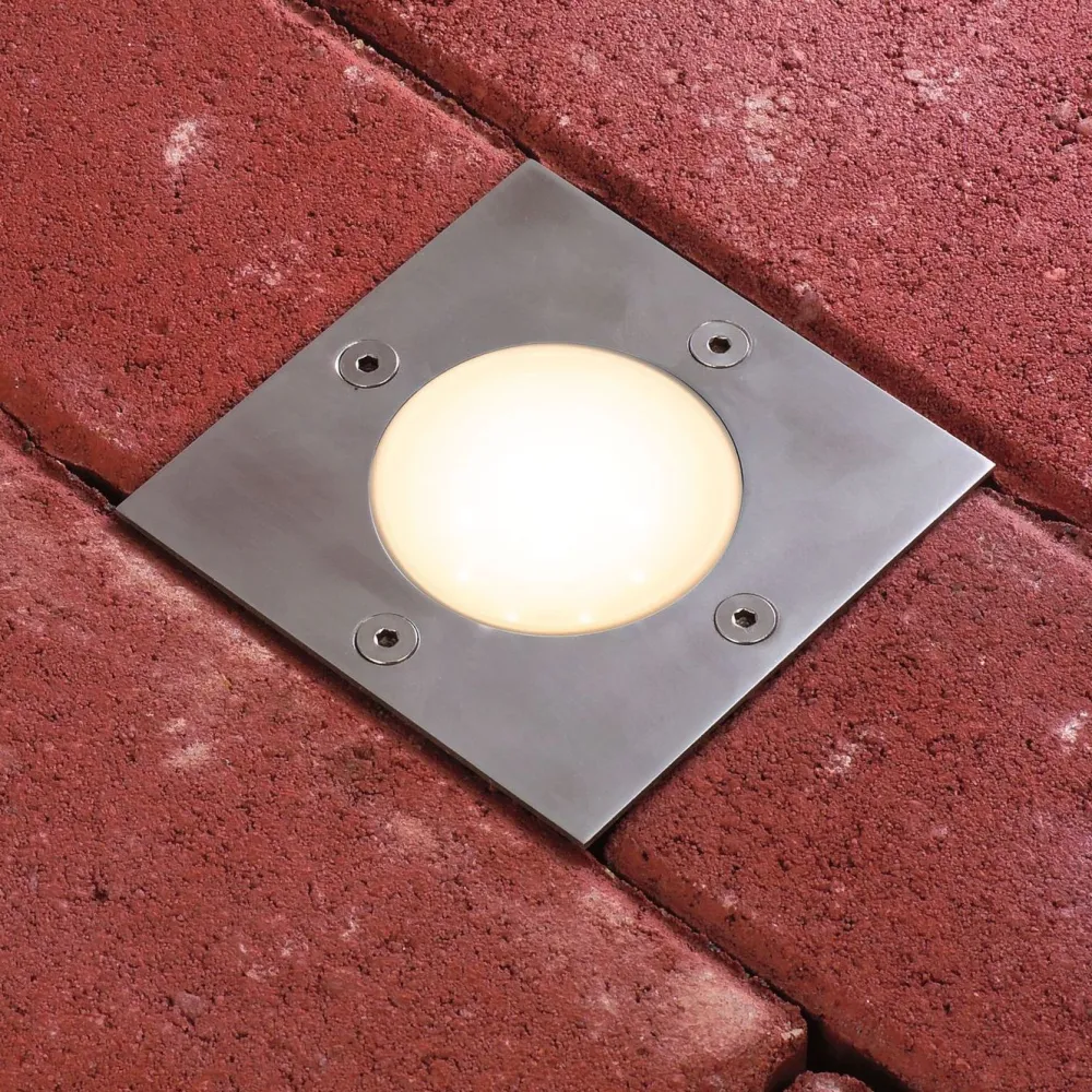Sale Paulmann LED-terassivalaisin Plug & Shine Floor, IP65, 3000K, 3.6W, ruostumaton teräs