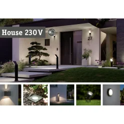 Online Paulmann LED-terassivalaisin , IP67, 10.8x10.8cm, 3000K, 3.5W, 230lm, rst