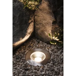Paulmann LED-terassivalaisin Vanea, IP67, 10cm, 3000K, korroosionkestävä, alumiini