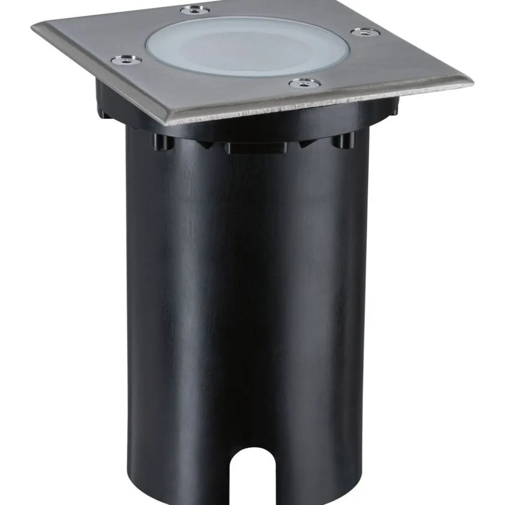 Sale Paulmann LED-terassivalaisin Floor, Smart Home Zigbee 3.0, IP67, 11x11cm, RGBW+, harjattu rauta
