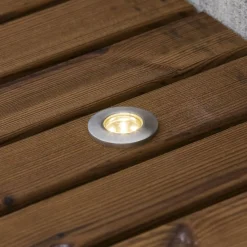 Konstsmide LED-terassivalaisinsarja Mini LED 7464-000 6x0.36W teräs 6-osainen