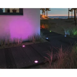 Hot Paulmann LED-terassivalaisinsarja Plug & Shine Floor, Smart Home Zigbee 3.0, IP67, RGBW+, 3x2W, rst