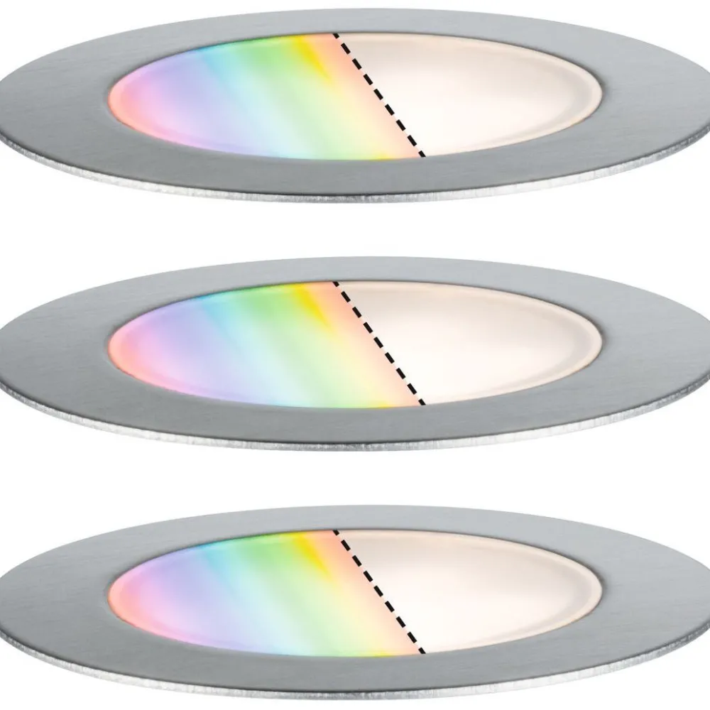 Hot Paulmann LED-terassivalaisinsarja Plug & Shine Floor, Smart Home Zigbee 3.0, IP67, RGBW+, 3x2W, rst