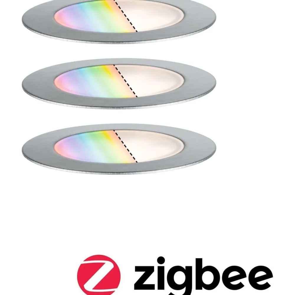 Hot Paulmann LED-terassivalaisinsarja Plug & Shine Floor, Smart Home Zigbee 3.0, IP67, RGBW+, 3x2W, rst