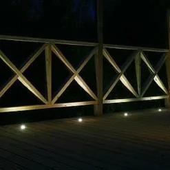 Online LED Energie LED-terassivalosarja 4x0,4W IP65/44 3000K hämäräkytkin