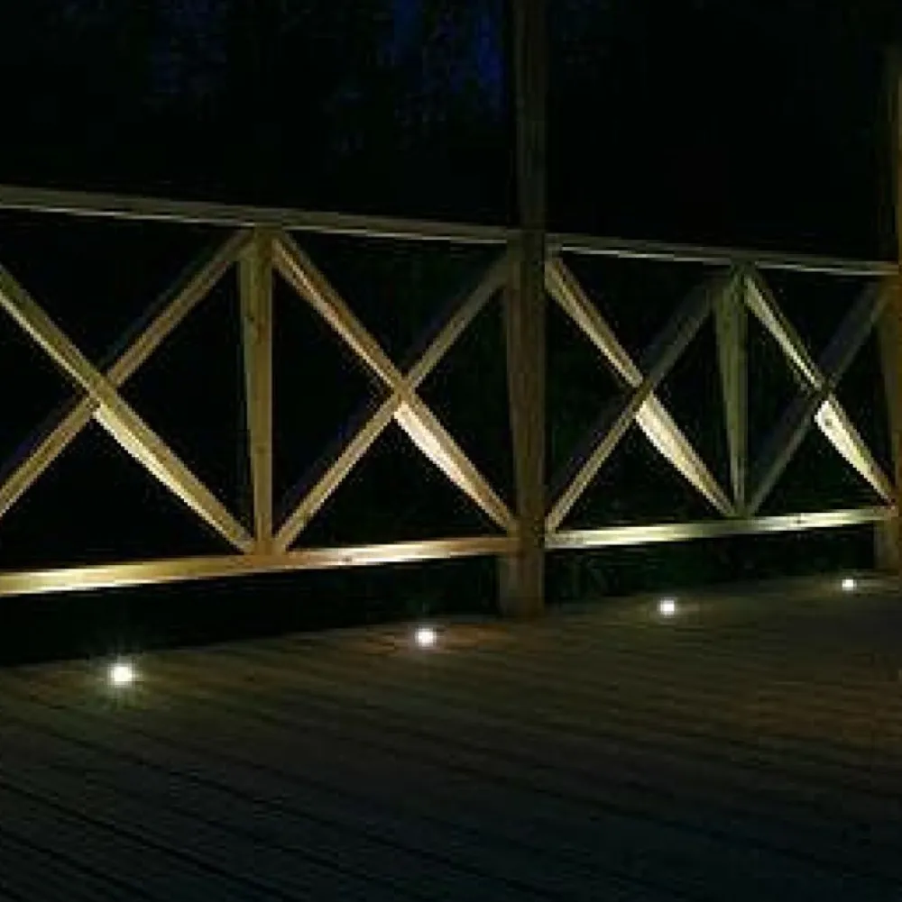 Online LED Energie LED-terassivalosarja 4x0,4W IP65/44 3000K hämäräkytkin