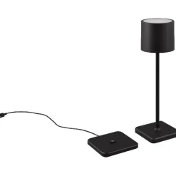 Clearance Trio LED-ulkopöytävalaisin Fernandez, ladattava