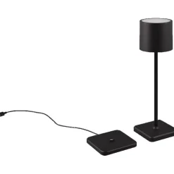 Clearance Trio LED-ulkopöytävalaisin Fernandez, ladattava
