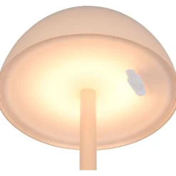 Clearance Trio LED-ulkopöytävalaisin Ricardo, mattavalkoinen, ladattava