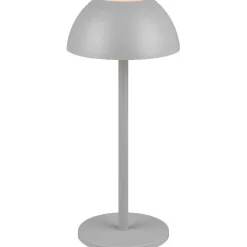Clearance Trio LED-ulkopöytävalaisin Ricardo, mattavalkoinen, ladattava